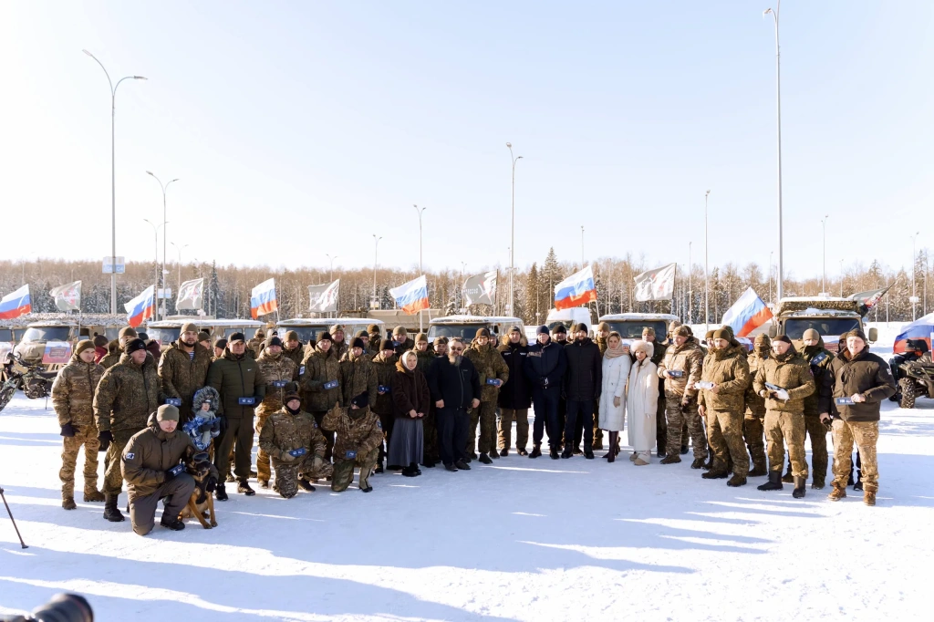 Захаров Павел Александрович во время передачи техники