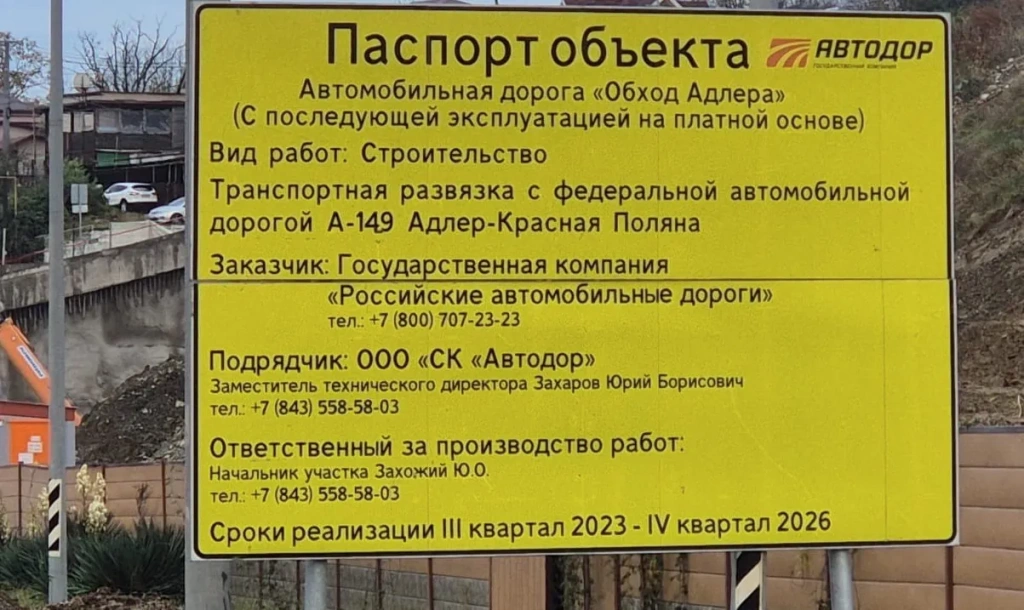 паспорт объекта