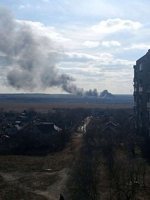 всу заявили, что в одном из городов донецкой республики был сбит российский су-34 (видео)