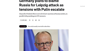 Politico: канцлер ФРГ Мерц готовится официально обвинить Россию в атаке дронов на аэропорт Лейпцига