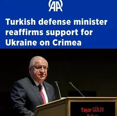 министр обороны турции подтвердил поддержку украины в вопросе крыма - Сайт Газеты «Совершенно Секретно»