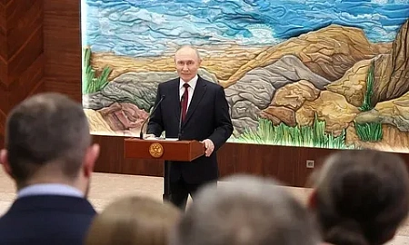 Путин заявил, что проектов мирного договора по Украине нет